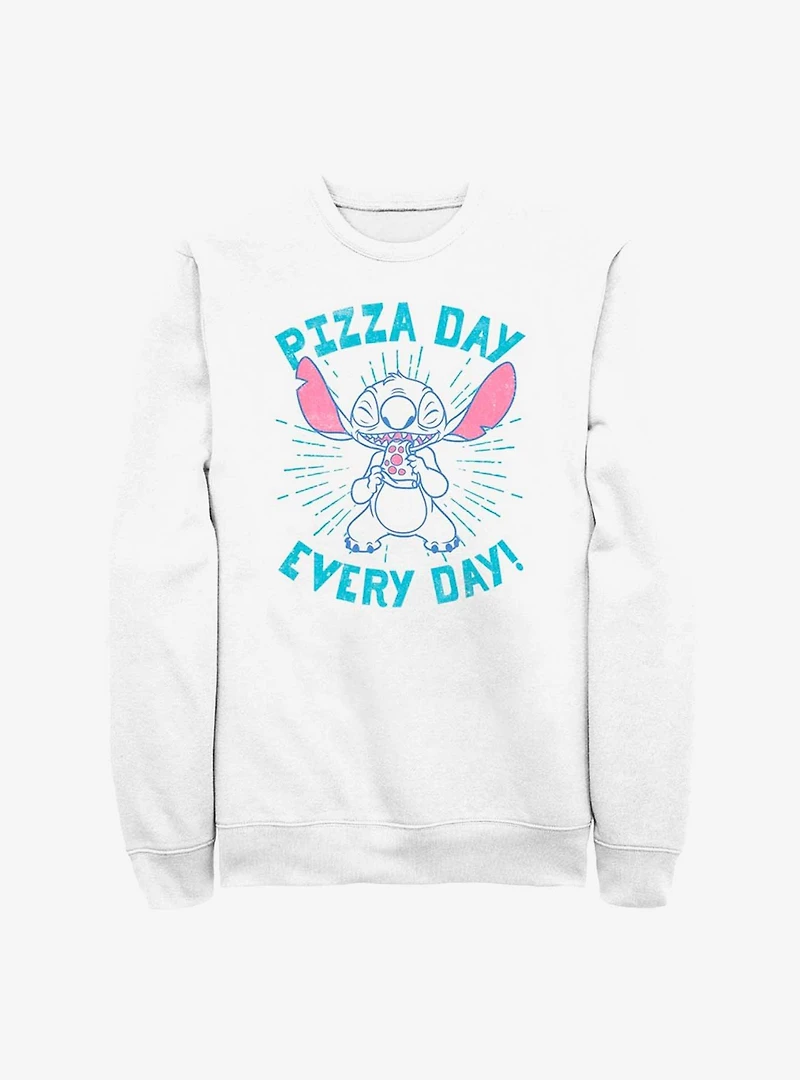 Disney Lilo & Stitch Pizza Day Every Sweatshirt
