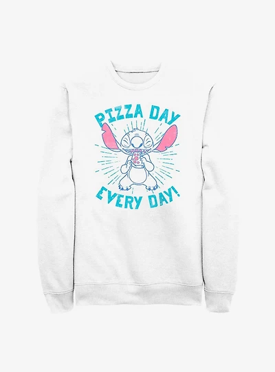 Disney Lilo & Stitch Pizza Day Every Sweatshirt