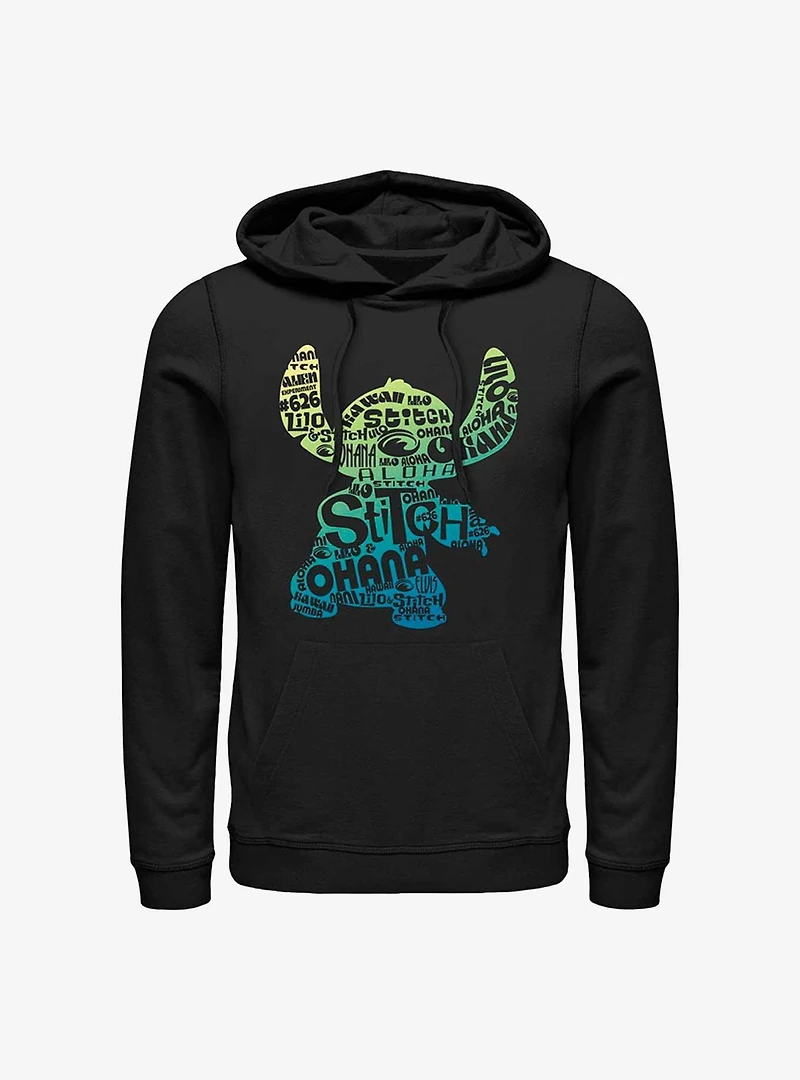 Disney Lilo & Stitch Text Fill Hoodie