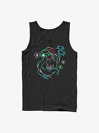Disney The Little Mermaid Neon Ariel Tank