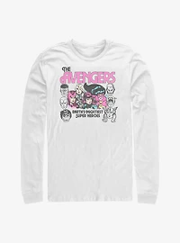 Marvel Avengers Mightiest Super Heroes Long Sleeve T-Shirt