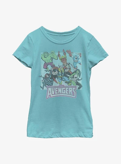 Marvel Avengers Square Youth Girls T-Shirt