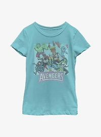 Marvel Avengers Square Youth Girls T-Shirt