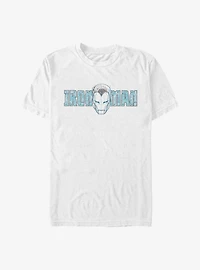 Marvel Iron Man Helmet Sketch T-Shirt