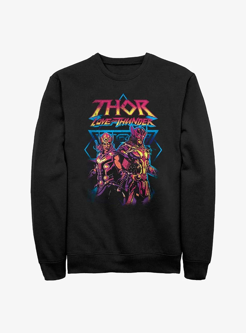 Marvel Thor: Love And Thunder Grunge Sweatshirt