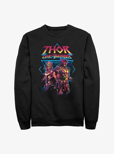 Marvel Thor: Love And Thunder Grunge Sweatshirt
