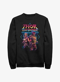 Marvel Thor: Love And Thunder Grunge Sweatshirt