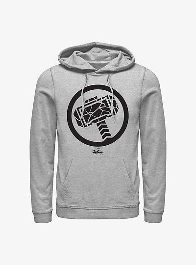 Marvel Thor: Love And Thunder Mjollnir Black Hoodie