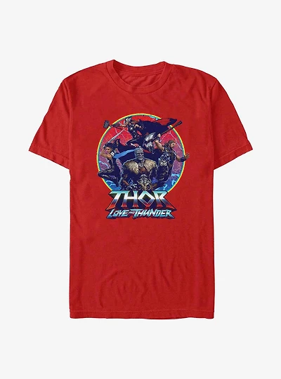 Marvel Thor: Love And Thunder Group Emblem T-Shirt
