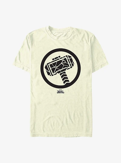 Marvel Thor: Love And Thunder Mjollnir Black T-Shirt
