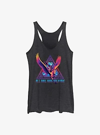 Marvel Thor: Love And Thunder Valkyrie Triangle Badge Girl's Tank