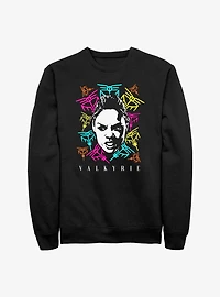 Marvel Thor: Love And Thunder Valkyrie Logos Sweatshirt