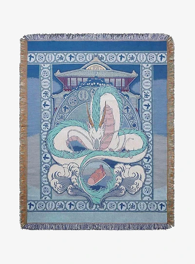 Studio Ghibli Spirited Away Haku Tapestry Throw - BoxLunch Exclusive