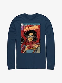 Marvel Ms. Comic Cover Long-Sleeve T-Shirt