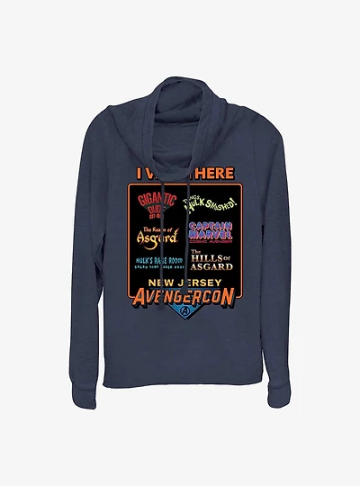 Marvel Ms. I Was There Avengercon Cowlneck Long-Sleeve Girls Top