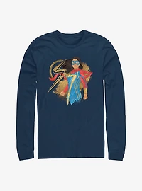 Marvel Ms. Portrait Long-Sleeve T-Shirt