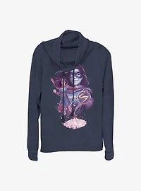 Marvel Ms. House Of Mirrors Cowlneck Long-Sleeve Girls Top