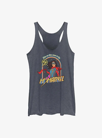 Marvel Ms. Retro GIrls Raw Edge Tank