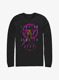 Marvel Ms. Silhouette Long-Sleeve T-Shirt