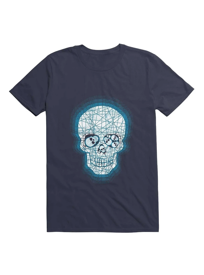 Confused Skull With Strange Memories T-Shirt