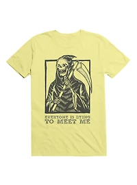 Gothic Grim Reaper Design T-Shirt