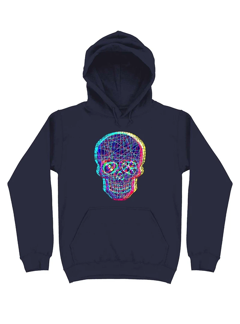 Acid Skull With A Disturbed Psyche Hoodie