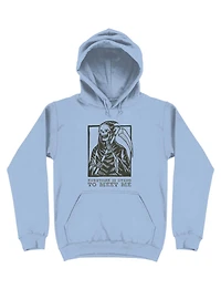 Gothic Grim Reaper Design Hoodie