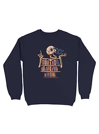 Skeleton Shelf Book Lover Sweatshirt