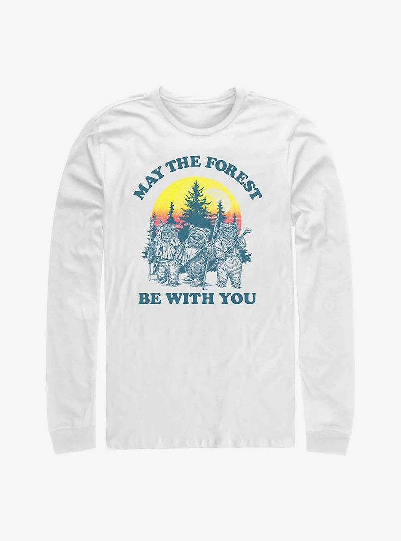 Star Wars May The Forest Be With You Long Sleeve T-Shirt