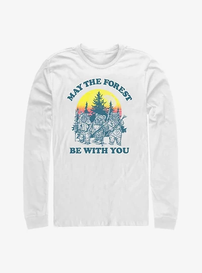 Star Wars May The Forest Be With You Long Sleeve T-Shirt