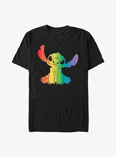 Disney Lilo And Stitch Rainbow Fill T-Shirt