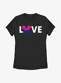 Disney Mickey Mouse Bisexual Flag Love T-Shirt