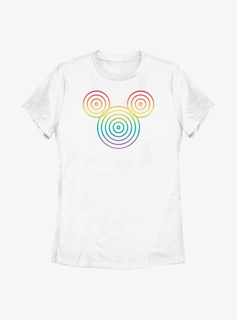 Disney Mickey Mouse Rainbow Circles T-Shirt