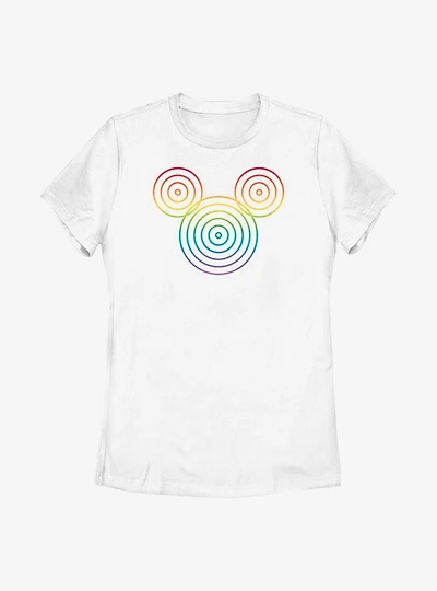 Disney Mickey Mouse Rainbow Circles T-Shirt