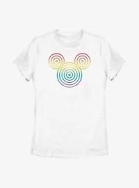 Disney Mickey Mouse Rainbow Circles T-Shirt