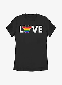 Disney Mickey Mouse Rainbow Love T-Shirt