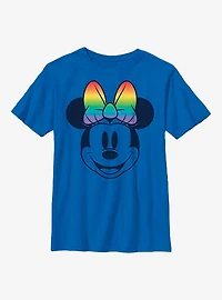 Disney Minnie Mouse Rainbow Bow Fill Youth T-Shirt