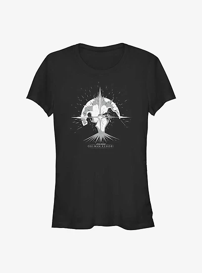 Star Wars Obi-Wan Kenobi Explosive Duel Girls T-Shirt