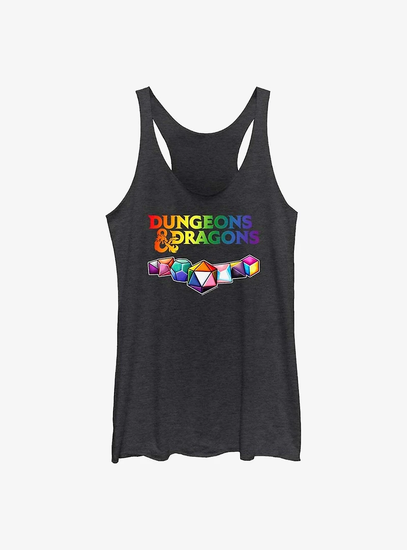 Dungeons And Dragons Pride Dice Tank Top