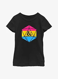 Dungeons And Dragons Pansexual D20 Youth T-Shirt