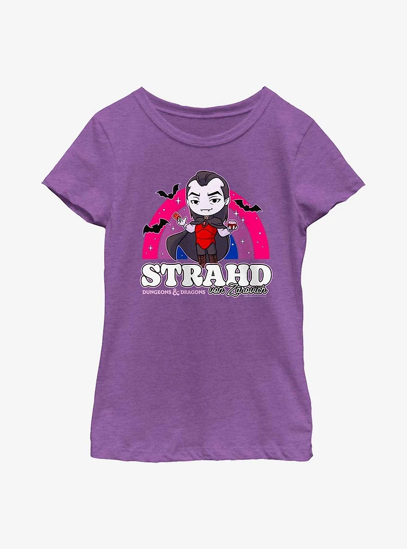 Dungeons And Dragons Bisexual Pride Strahd Chibi Youth T-Shirt