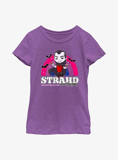 Dungeons And Dragons Bisexual Pride Strahd Chibi Youth T-Shirt