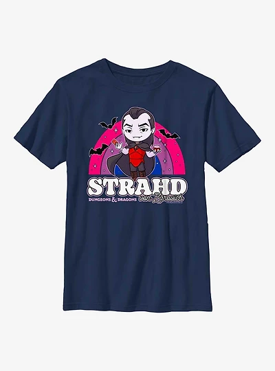Dungeons And Dragons Bisexual Pride Strahd Chibi Youth T-Shirt