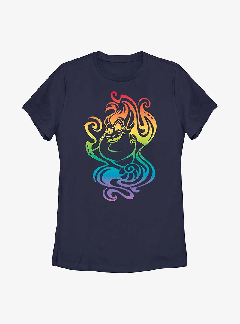 Disney The Little Mermaid Ursula Rainbow Badge T-Shirt