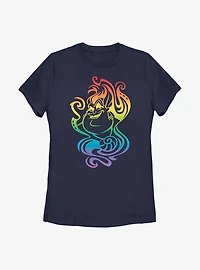 Disney The Little Mermaid Ursula Rainbow Badge T-Shirt