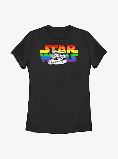 Star Wars Logo And Stormtroopers T-Shirt