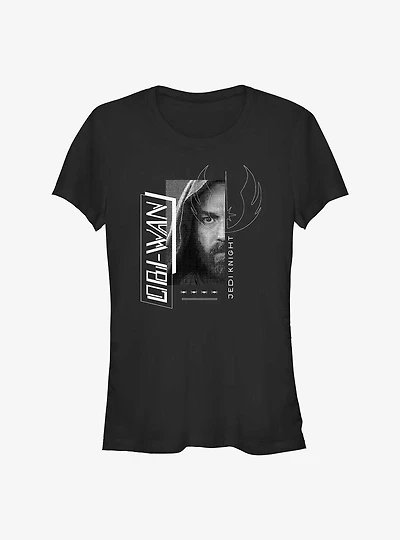 Star Wars Obi-Wan Kenobi Jedi Knight Portrait Girls T-Shirt