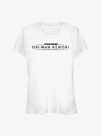 Star Wars Obi-Wan Kenobi Logo Girls T-Shirt