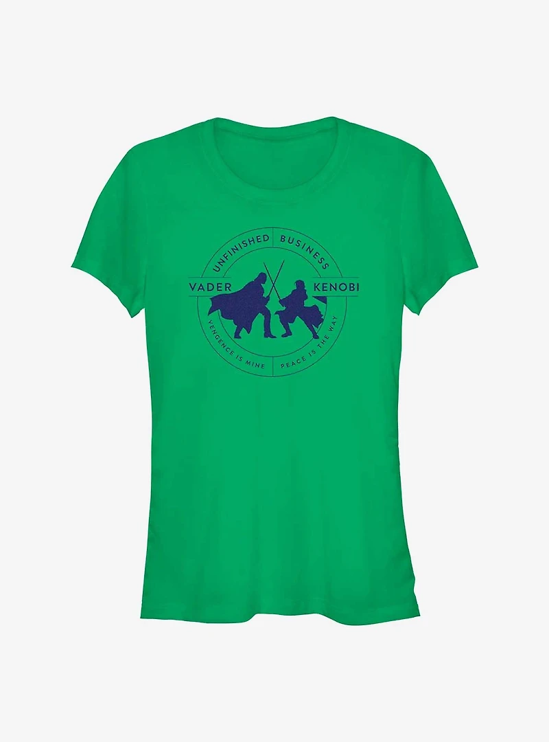 Star Wars Obi-Wan Kenobi Unfinished Duel Girls T-Shirt