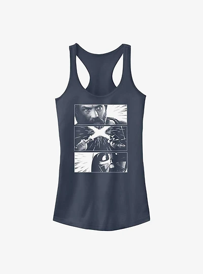 Star Wars Obi-Wan Kenobi Face-Off Sequence Girls Tank Top